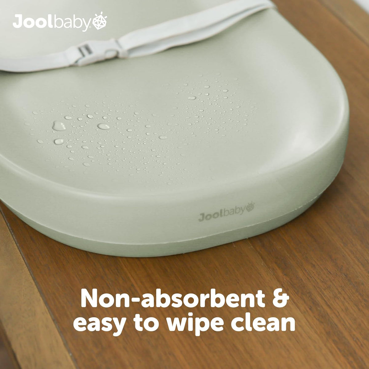Jool Baby Waterproof Baby Changing Pad - Easy to Clean, Lightweight & Portable - Large Foam Cushion
