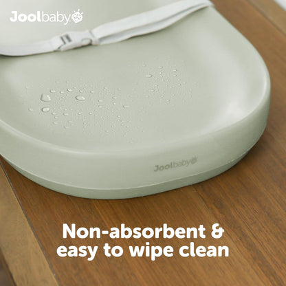 Jool Baby Waterproof Baby Changing Pad - Easy to Clean, Lightweight & Portable - Large Foam Cushion
