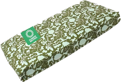 Molly Mutt Large Crib Mattress Cover - Amarillo by Morning Print - Measures 27”x52”x5”- 100% Cotton