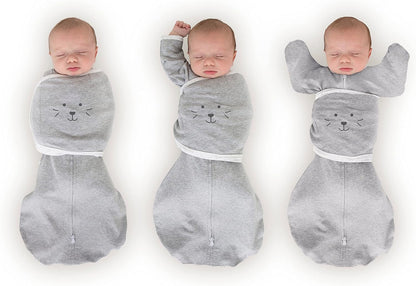 SwaddleDesigns 6-Way Omni Swaddle Sack Arms Up Swaddle for Newborn, More Options to Calm Startle