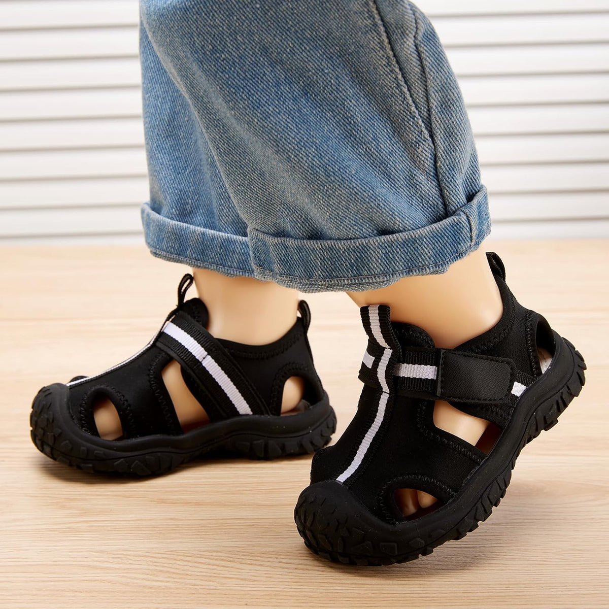 BMCiTYBM Baby Boy Girl Closed Toe Summer Sandals Lightweight Shoes Infant Non-Slip First Walking