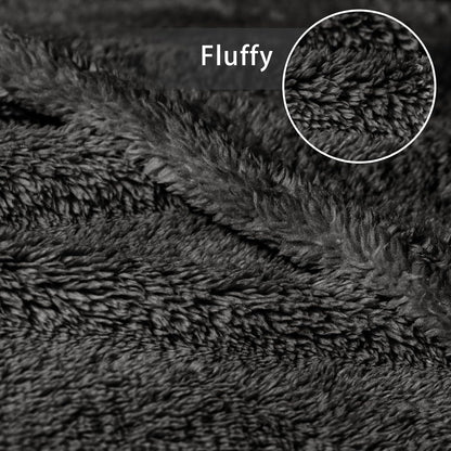 Exclusivo Mezcla Twin Size Flannel Fleece Blanket, Super Soft Velvet Plush Bed Blanket, Fuzzy Cozy