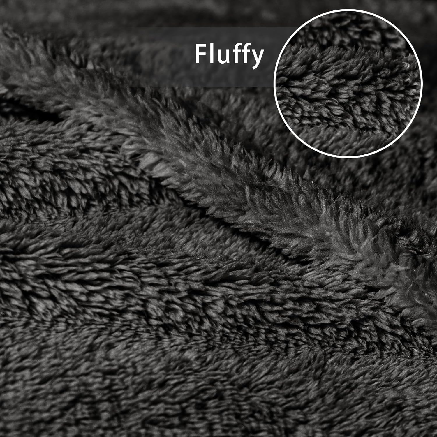 Exclusivo Mezcla Queen Size Flannel Fleece Blanket, Super Soft Velvet Plush Bed Blanket, Fuzzy Cozy