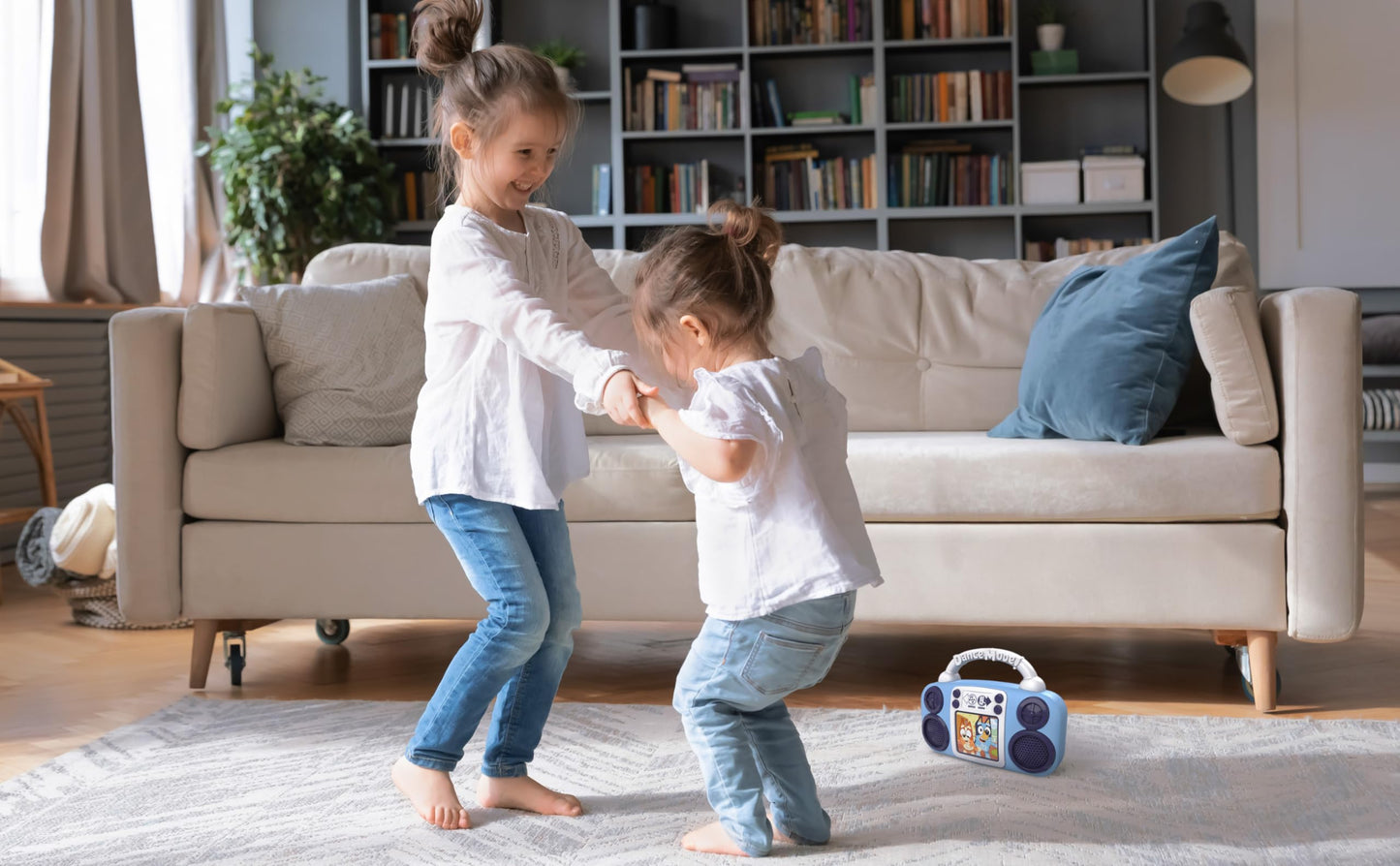 Bluey Toy Music Player, Toddler Toy with Built-in Music and Lights (Bluey)