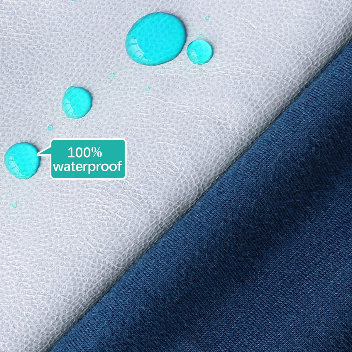Crib Sheets Waterproof 2 Pack, Crib Mattress Protector, Toddler Fitted Crib Sheet Neutral, Ultra