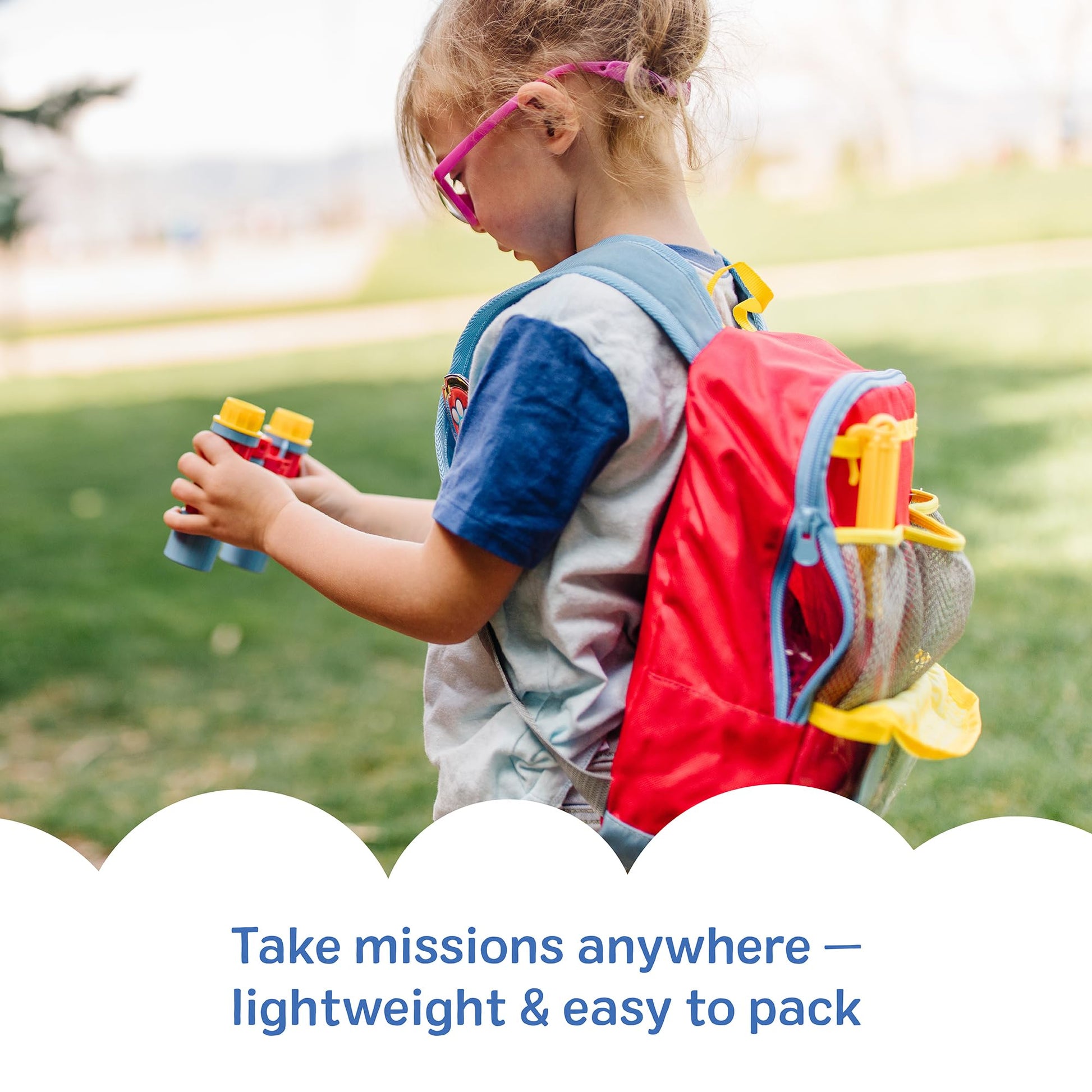 Melissa & Doug PAW Patrol Pup Pack Backpack, Adventure-Ready PAW Patrol Toys for Kids with Whistle