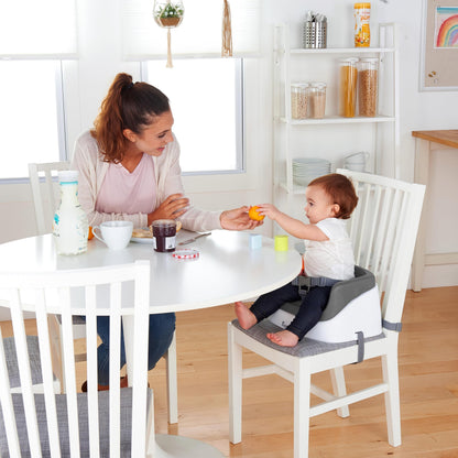Ingenuity SmartClean Toddler Booster Seat for Kitchen Chair – Lightweight for on-the-go