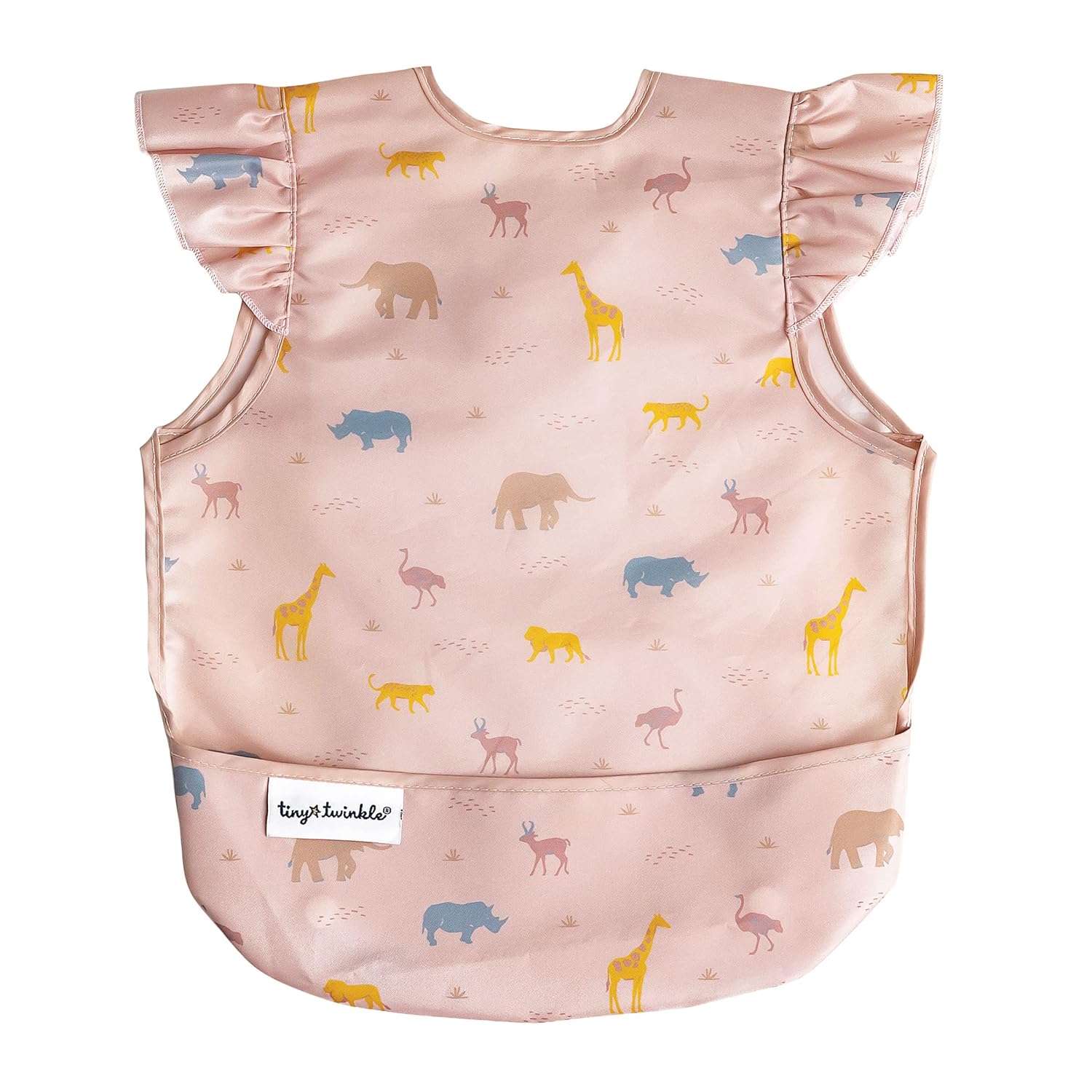 Tiny Twinkle Mess Proof Baby Bib - Waterproof & Lightweight Baby-Led Weaning Apron | 100% Recycled