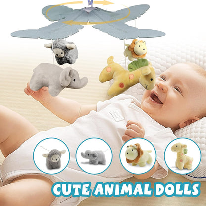 Baby Crib Mobile with Music and Lights for Boys Musical Mobile Animals for Crib Bassinet Girls Toys
