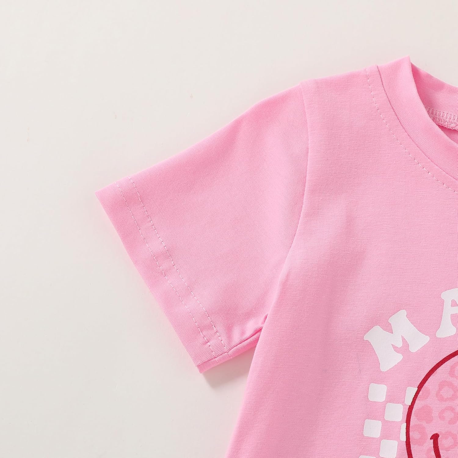 Happy Town Toddler Clothes Baby Boy Girl Smiley Face Shirt Short Sleeve T-Shirt Tee Summer Tops