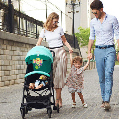 Baby Stroller and Car Seat Toys for Infant - Hanging Rattle Teether Clip on Soft Plush Baby Toys