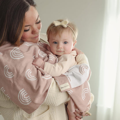Baby Blanket for Girls and Boys - 100% Cotton Buttery Soft Cozy Receiving Swaddle Crib Stroller