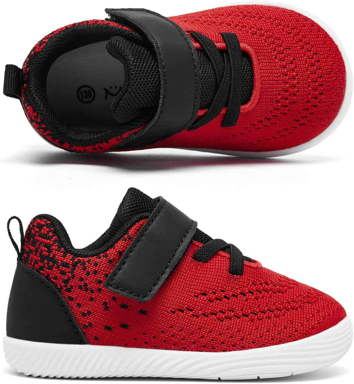 MORENDL Toddler Sneakers Baby Boys & Girls Barefoot Shoes Lightweight Breathable Walking Running