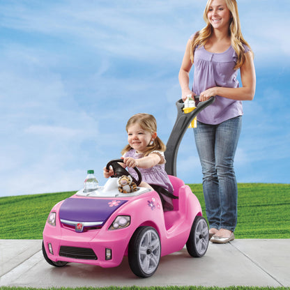 Step2 Whisper Ride II Kids Push Cars, Ride On Car, Seat Belt, Horn, Toddlers Ages 1.5 – 4 Years