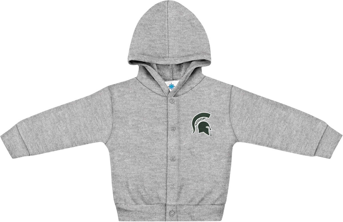 Creative Knitwear College Baby Snap Hooded Jacket - Team Logo, Multiple Colors, for Boys & Girls