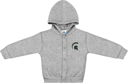Creative Knitwear College Baby Snap Hooded Jacket - Team Logo, Multiple Colors, for Boys & Girls