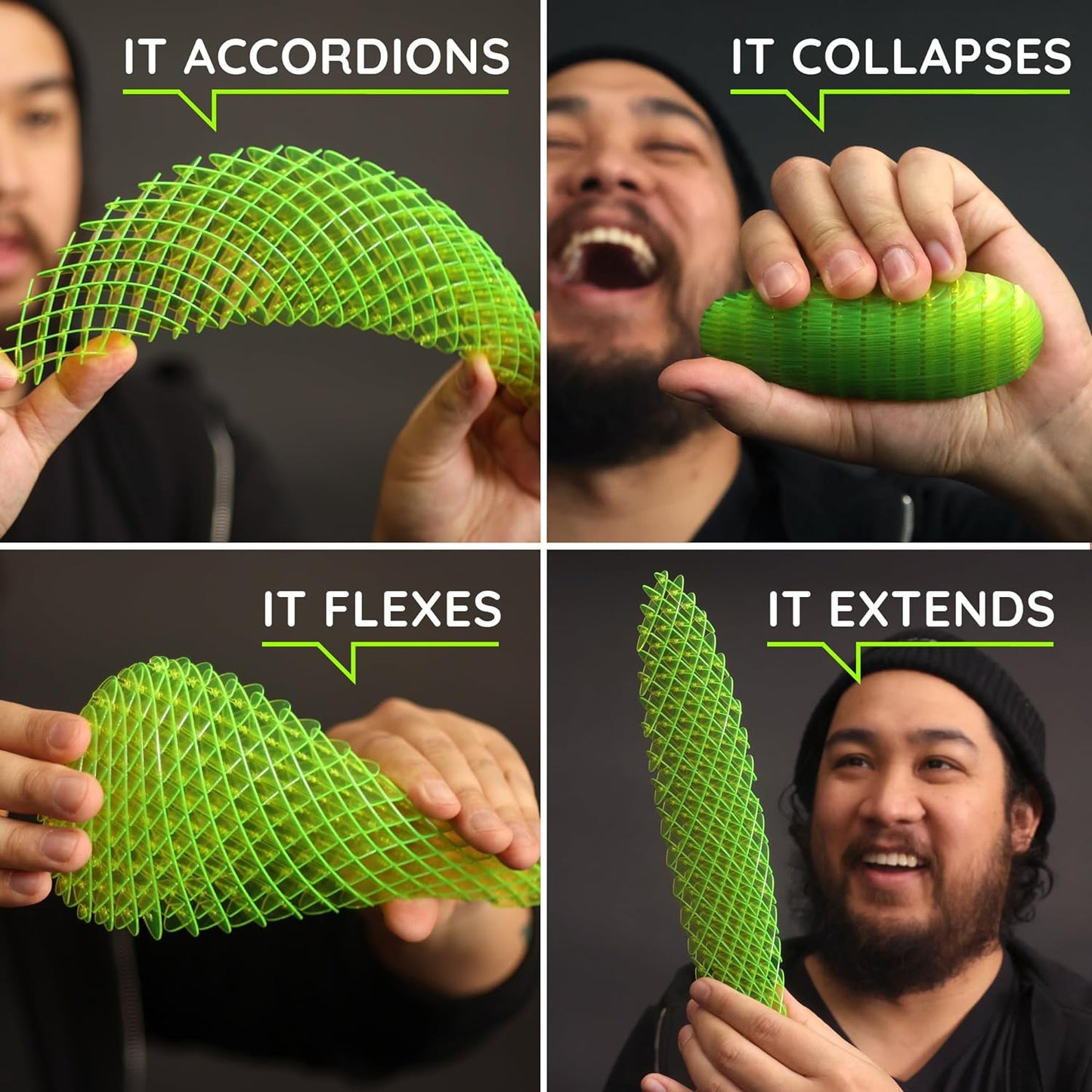 Morf Fidget Worm Toy - Desk Fidgets for Adults - Cool Satisfying Worm Fidget Sensory Toys - Fun and