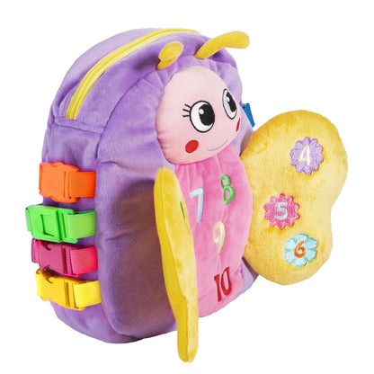 Buckle Toys, Blossom Butterfly Activity Backpack, Educational Learning