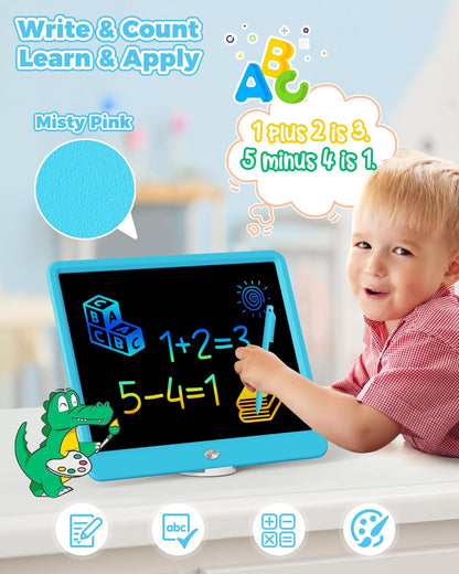 KOKODI LCD Writing Tablet, 16 Inch Colorful Toddler Doodle Board Drawing Tablet, Erasable Reusable