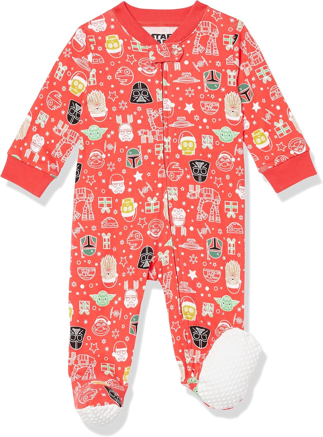 Amazon Essentials Disney | Marvel | Star Wars Unisex Babies' and Toddlers' Snug-Fit Cotton Footed