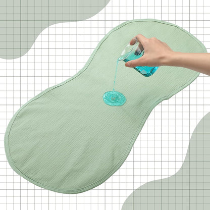 3 Pcs Changing Pad Liners Fits in Peanut Shape Changing Pad Waterproof Diaper Mats Organic Cotton