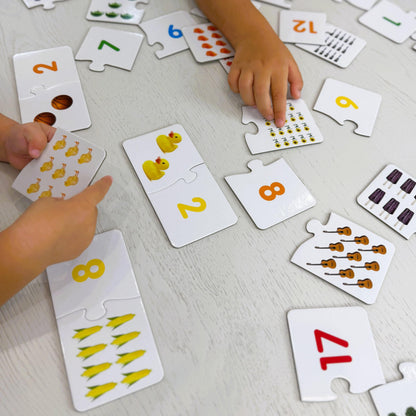 The Learning Journey: Match It! - Counting - 30 Piece Self-Correcting Number & Learn to Count