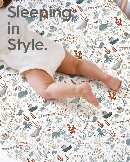 Baby Crib Sheets Boy Girl for Standard Crib Mattress - Ultra Soft Jersey Knit Neutral Crib Mattress