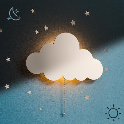 Cloud Light - Floating Cloud Wall Lamps for Nursery & Kids' Bedrooms | Battery-operated Hanging