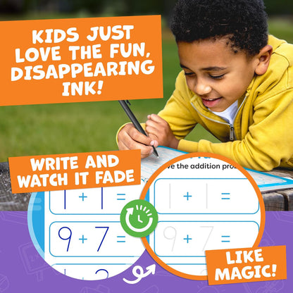 Magic Grooved Writing Practice for Kids - Grooved Handwriting Practice for Kids 5-7 8-10- Magic