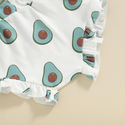fhutpw Baby Girl Clothes Summer Cute Outfits 3 6 12 18 Months Spaghetti Strap Romper & Floarl