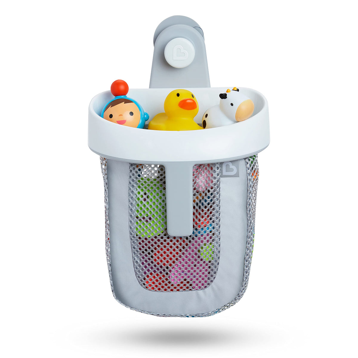 Munchkin Super Scoop Hanging Bath Toy Organizer, Grey