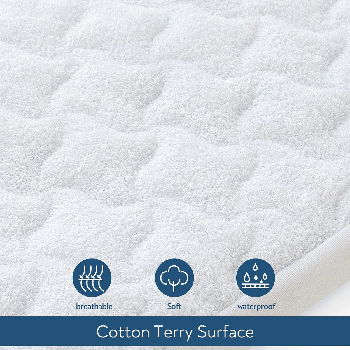 Baby Bassinet Mattress Pad Cover, Fits for Ingenuity Dream & Grow/Chicco LullaGo Anywhere/Dream On
