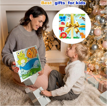 Wooden Toddler Puzzles Ages 1-3,Montessori Jigsaw Puzzle for Toddlers 1-3,Learning Toys for Kids