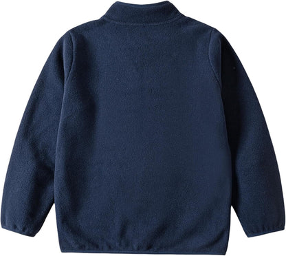 Toddler Fleece Jacket Kids Lightweight Outerwear Boys Girls Long Sleeve Fall Spring Coat 2-12 Years