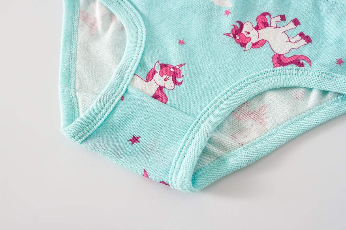 Hahan Girls Soft Panties Toddler Girls Cotton Underwear Kids Briefs