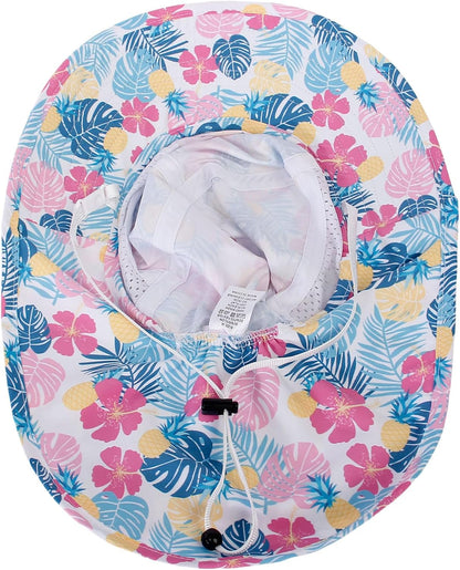 CHUNG Baby Sun Protection Hat Summer Toddler Adjustable UPF 50+ Wide Brim Neck Flap Beach Caps Boys