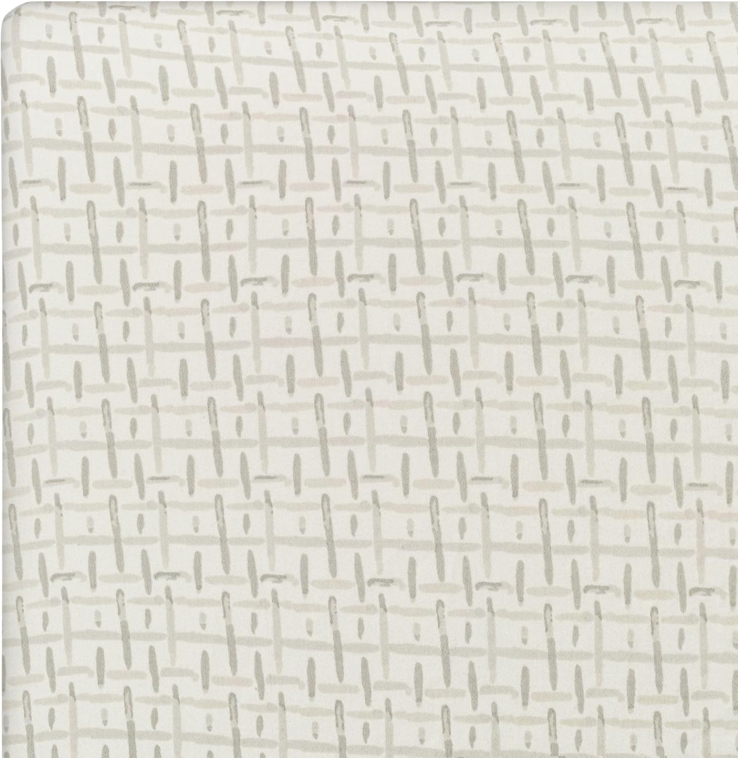 Crane Baby Crib Sheet, Neutral Hashtag Crib Sheets & Toddler Sheets, 100% Cotton Crib Sheets for
