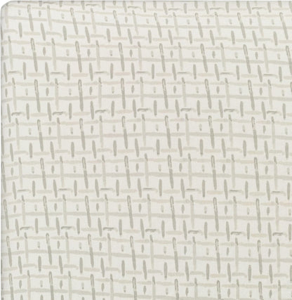 Crane Baby Crib Sheet, Neutral Hashtag Crib Sheets & Toddler Sheets, 100% Cotton Crib Sheets for