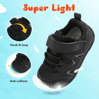 LeIsfIt Baby Shoes Boys Girls First Walking Shoes Non-Slip Toddler Breathable Sneakers Infant