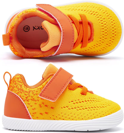 MORENDL Toddler Sneakers Baby Boys & Girls Barefoot Shoes Lightweight Breathable Walking Running