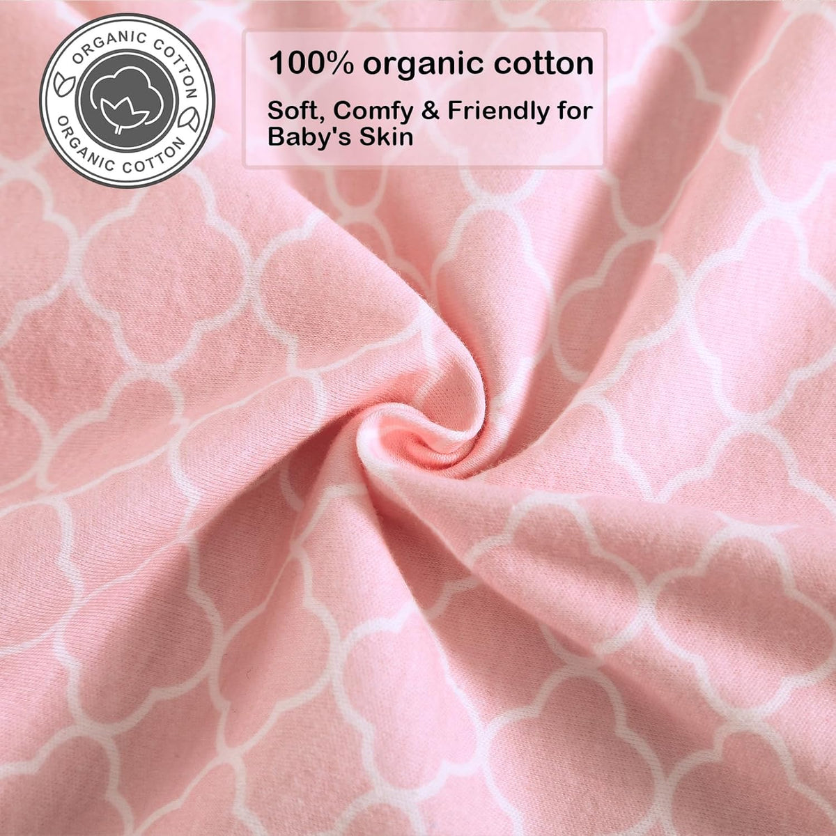 Baby Sleepsack Swaddle 3-Way Adjustable Wearable Blanket Boy and Girl,100% Cotton,6-12 Months