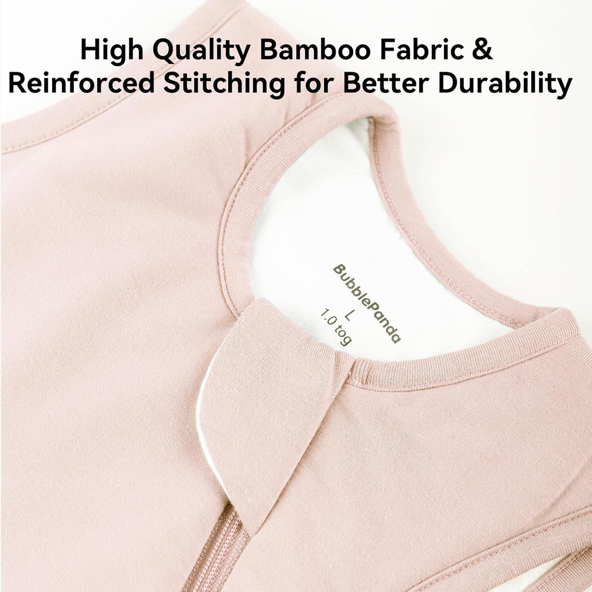 BubblePanda Rayon Made from Bamboo Sleep Sack 0-6 Months 0.5 Tog Soft Newborn Sleep Sack 3-6 Months