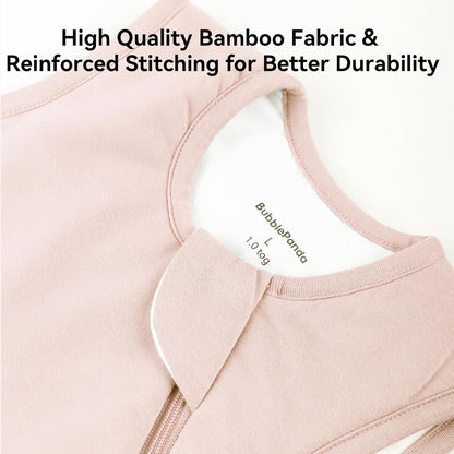 BubblePanda Rayon Made from Bamboo Sleep Sack 0-6 Months 0.5 Tog Soft Newborn Sleep Sack 3-6 Months