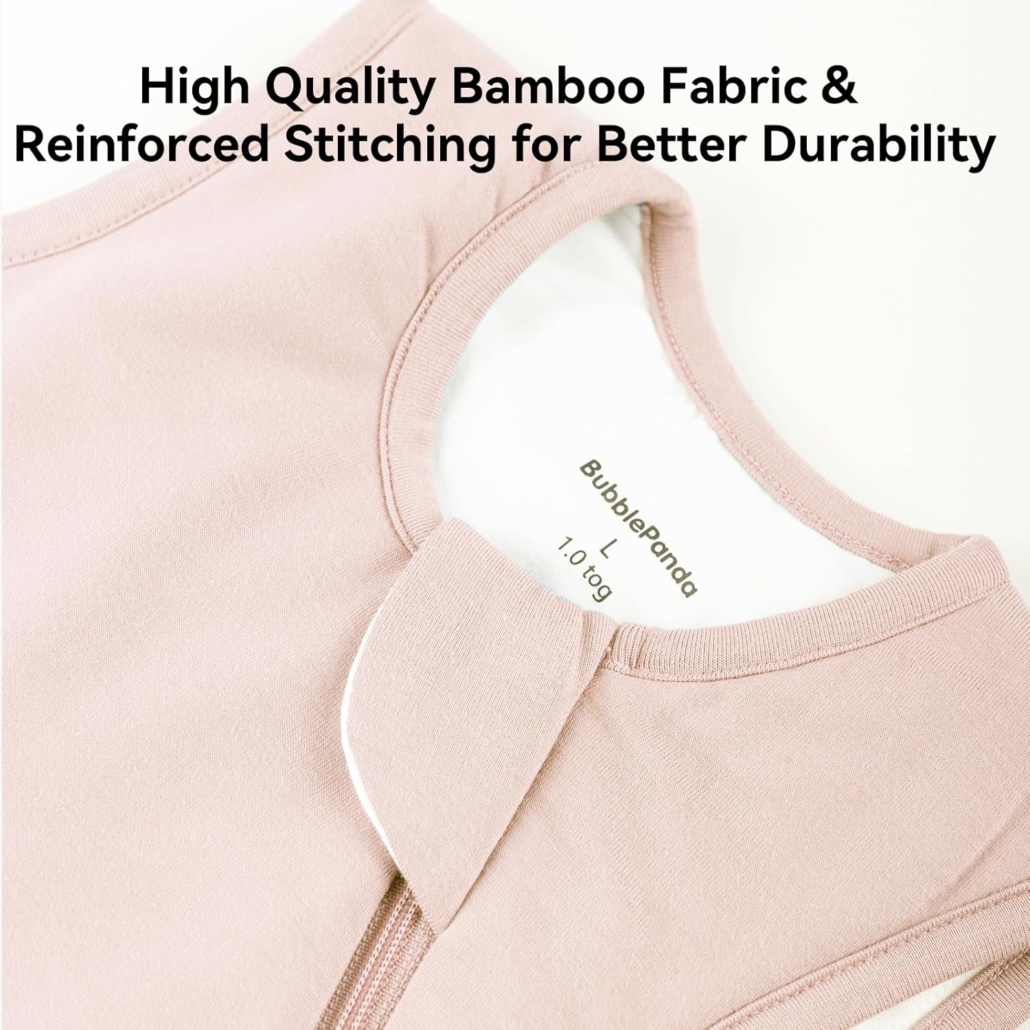 BubblePanda Rayon Made from Bamboo Sleep Sack 2t-3t 0.5 Tog Soft Lightweight Toddler Sleep Sack