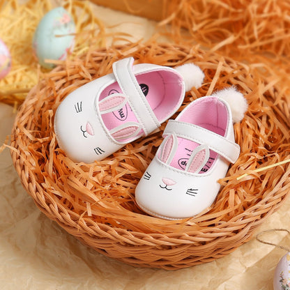 Baby Shoes Mary Jane Flats Non Slip Soft Sole Infant Toddler Sneakers First Walkers Party Christmas