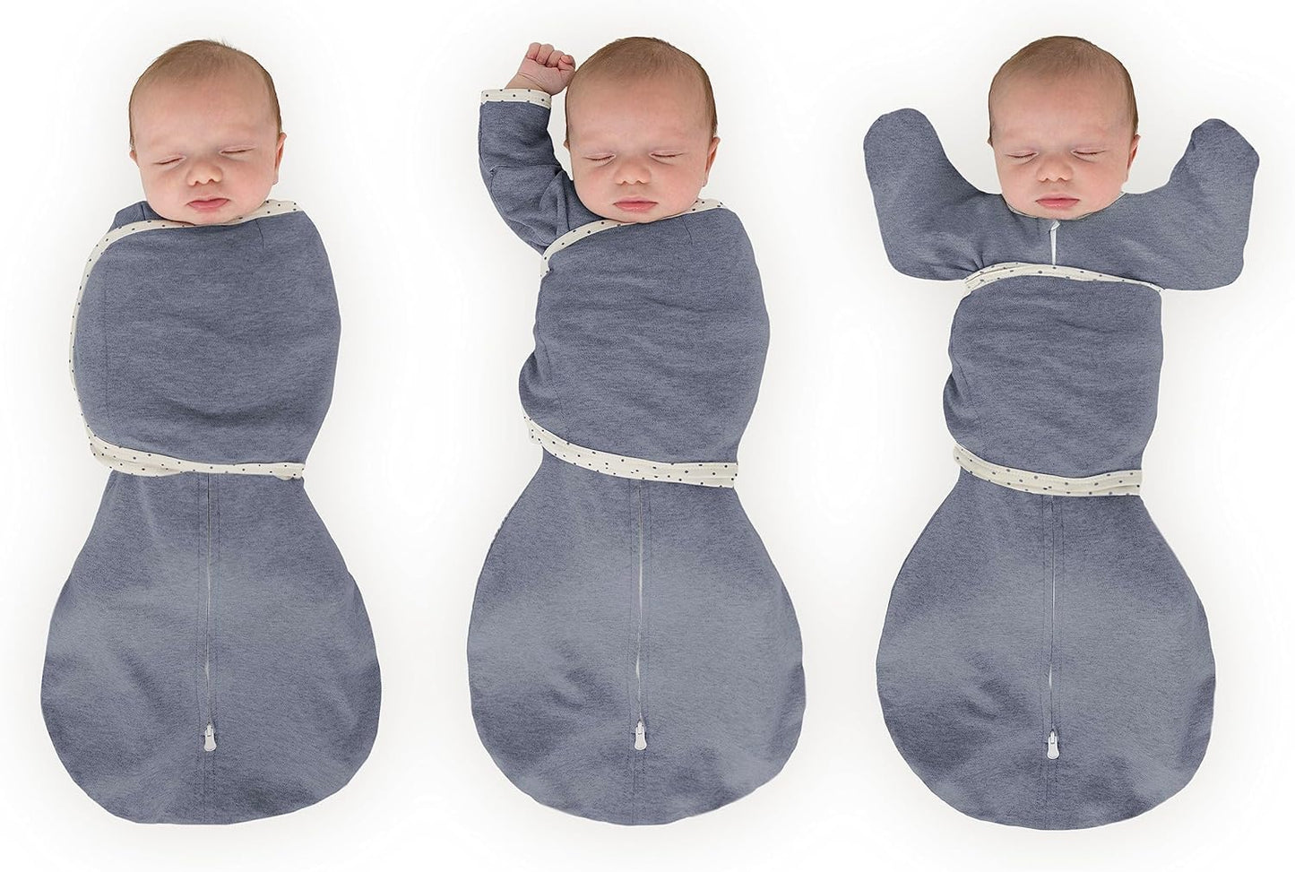 SwaddleDesigns 6-Way Omni Swaddle Sack Arms Up Swaddle for Newborn, More Options to Calm Startle