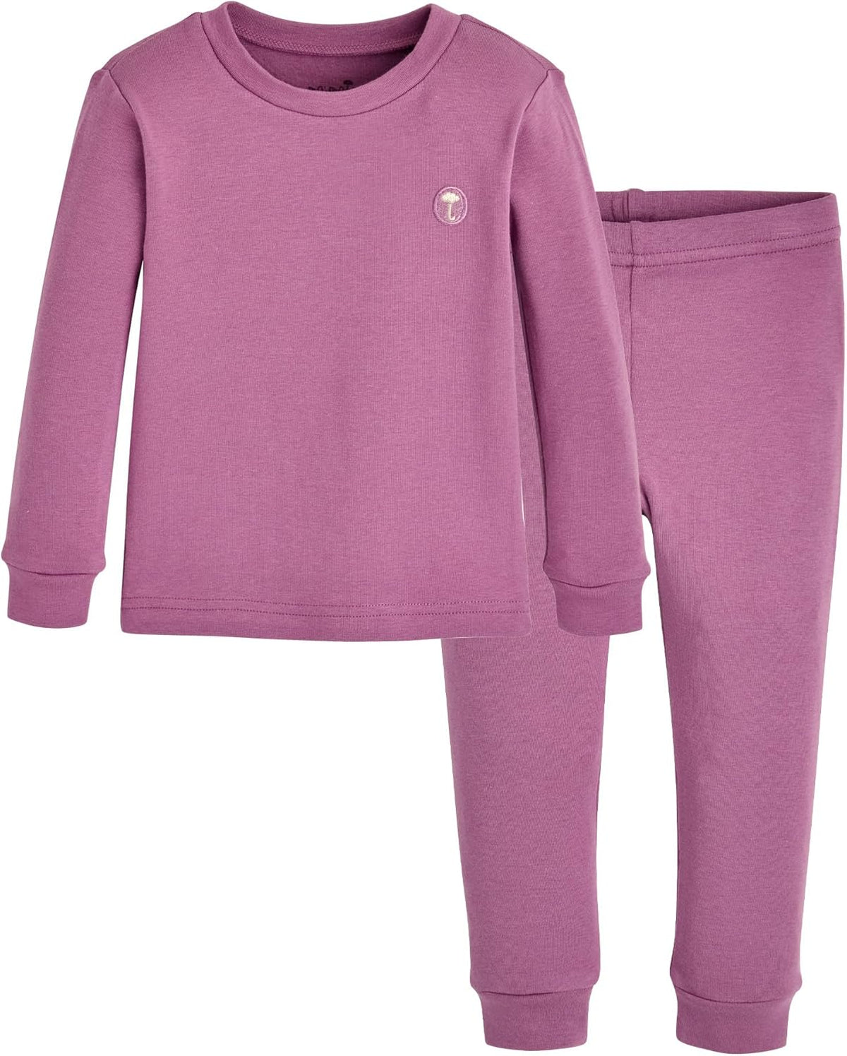 moimoln 6M-8Y Modal Cotton Solid Soft Breathable Baby Toddler Boys Girls Snug fit Pjs Long Sleeve
