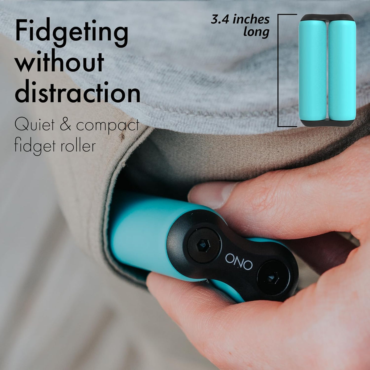 ONO Roller - Handheld Fidget Toy for Adults | Help Relieve Stress, Anxiety, Tension | Promotes