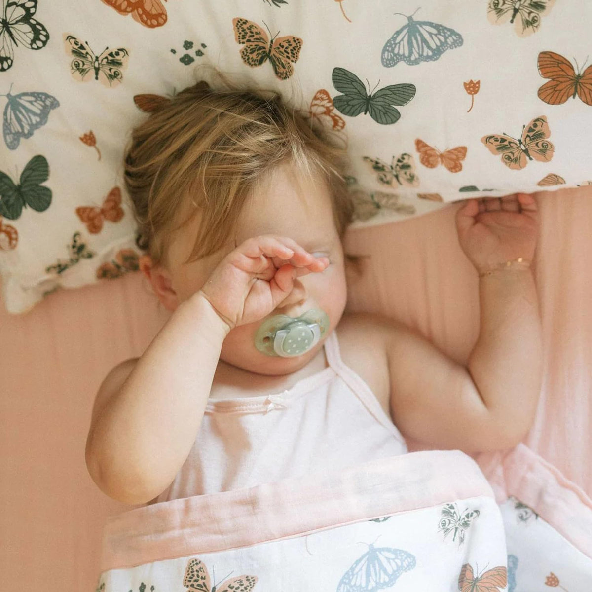 Little Unicorn Standard Pillowcase 2 Pack | Super Soft & Breathable Muslin Fabric | Snug Envelope