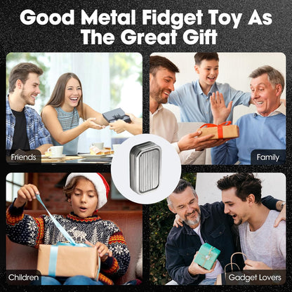 Fidget Slider 3 Layer EDC Gadgets Toy, Metal Magnetic Haptic Fidget Toys for Adults